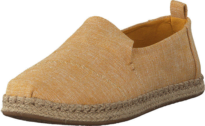 Toms - Deconstructed Alpargata Rope Mustard Slub Chambray