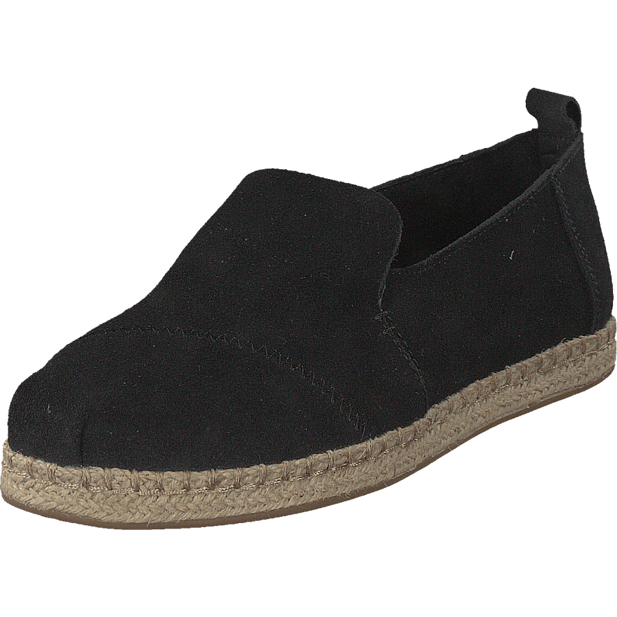 Deconstructed Alpargata Rope Black Suede - Bild 3