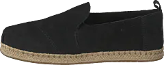 Toms - Deconstructed Alpargata Rope Black Suede