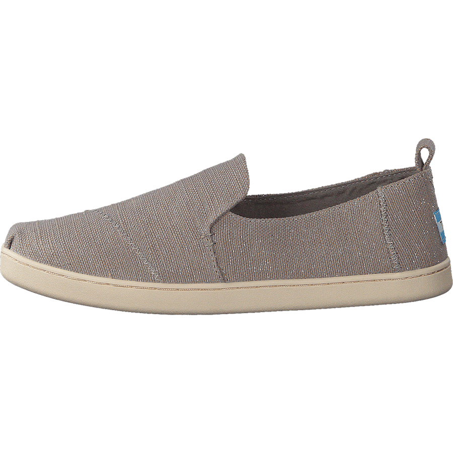 Deconstructed Alpargata Drizzle Grey Metallic Jute