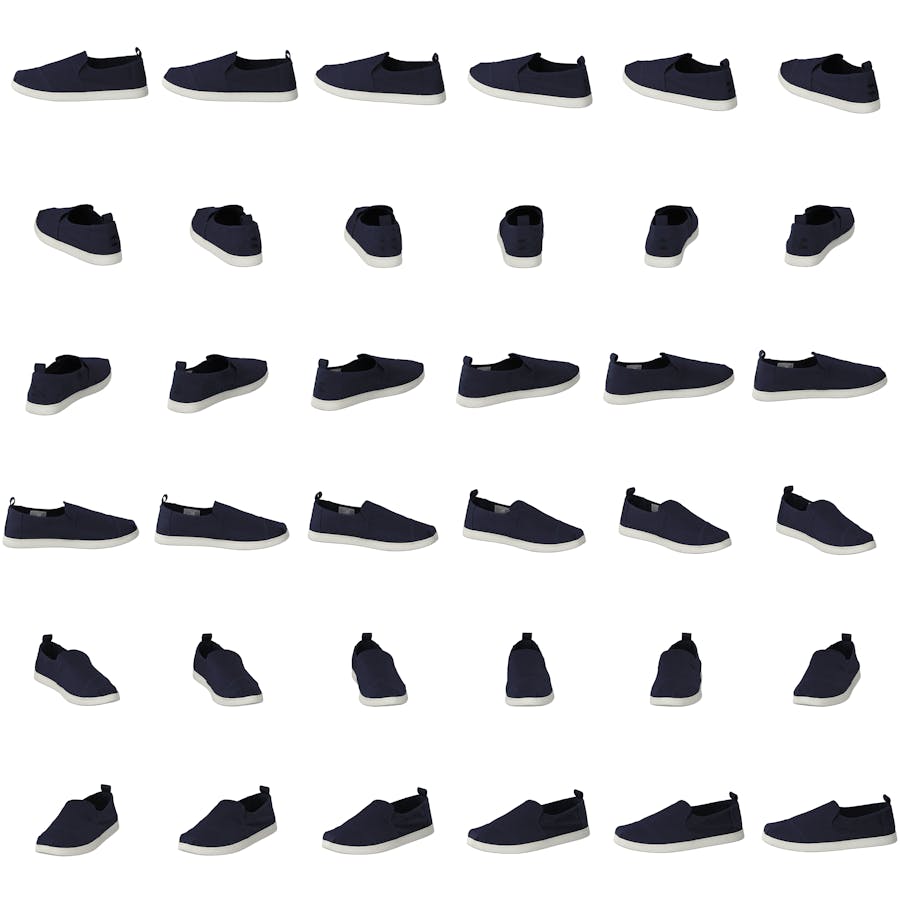 Deconstructed Alpargata Navy Canvas - Bild 8