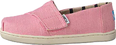 Toms - Alpargata Tiny Powder Pink Heritage Canvas