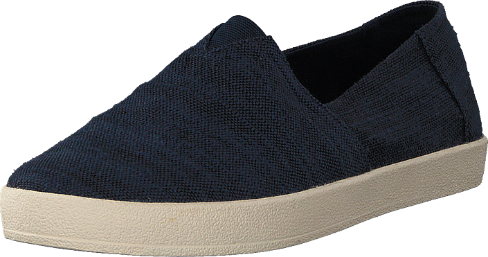 Toms - Avalon Navy Slubby Cotton