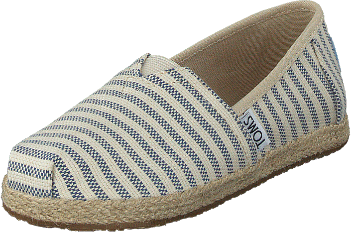 Toms - Alpargata Youth Sky Woven Stripe Rope Sole