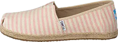 Toms - Alpargata Youth Blossom Woven Stripe Rope Sole