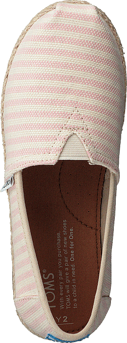 Toms - Alpargata Youth Blossom Woven Stripe Rope Sole