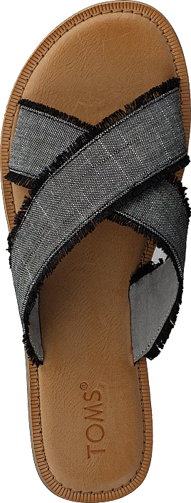 Toms - Viv Black Textured Chambray