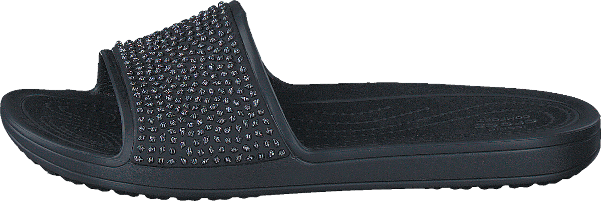 Crocs Sloane Embellished Slide Black/black