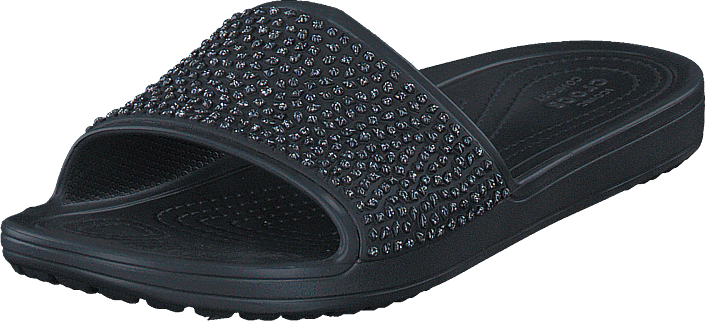 Crocs Sloane Embellished Slide Black 