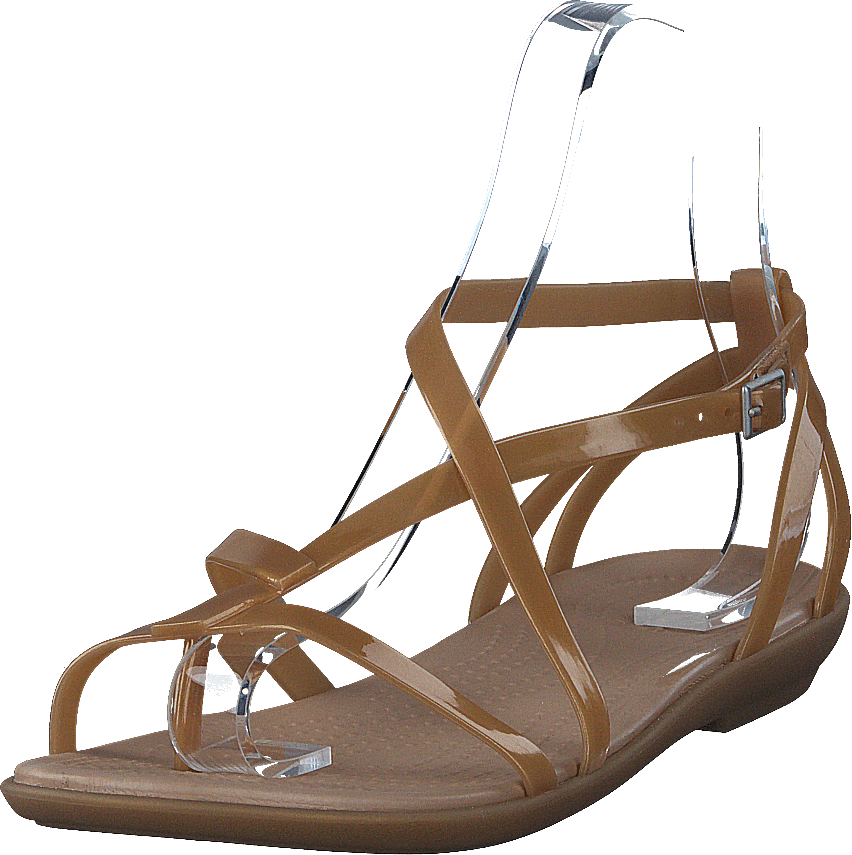 Isabella Gladiator Sandal W Dark Gold/gold