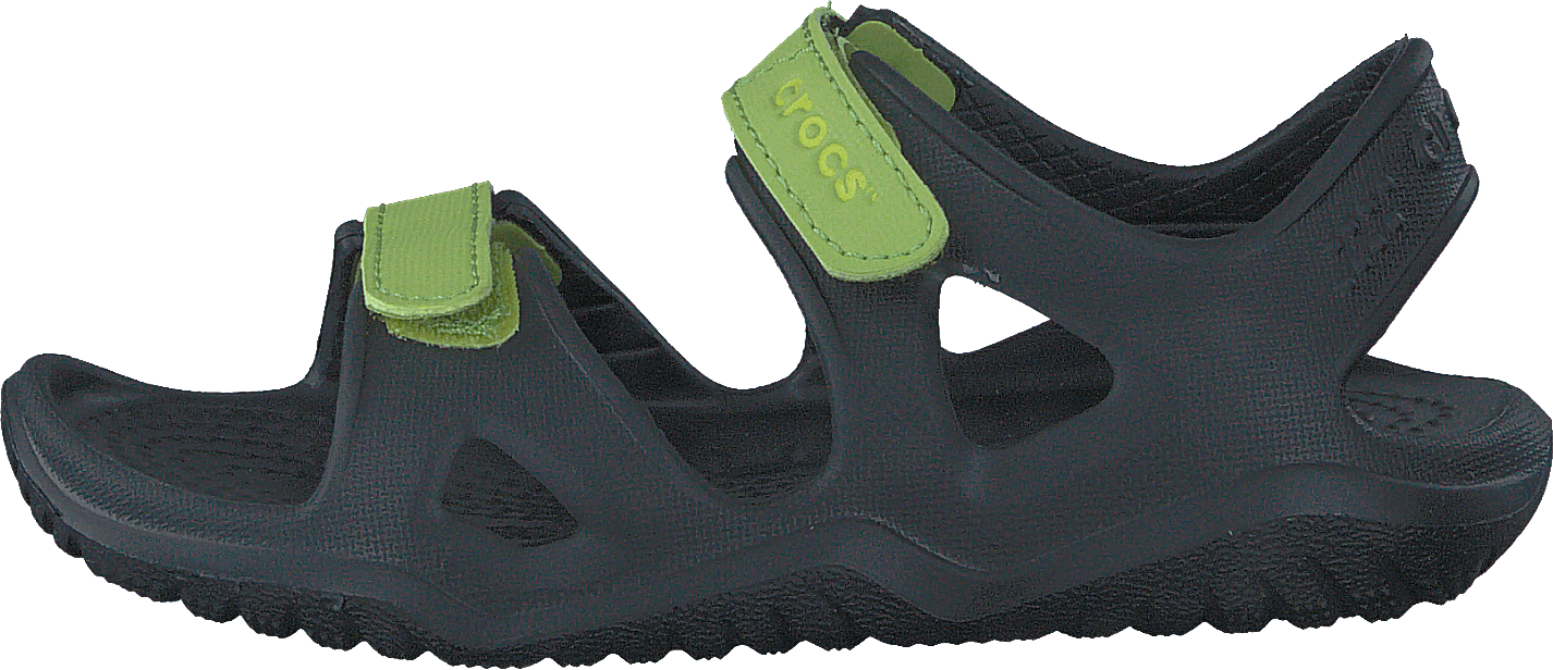 Swiftwater River Sandal Kids Black / Volt Green, Unisex, Kengät, Sandaalit ja Tohvelit, sandaalit, Uima, Musta, EU 25/26