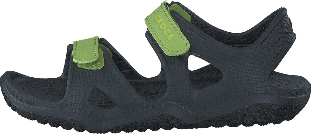 Swiftwater River Sandal Kids Black / Volt Green