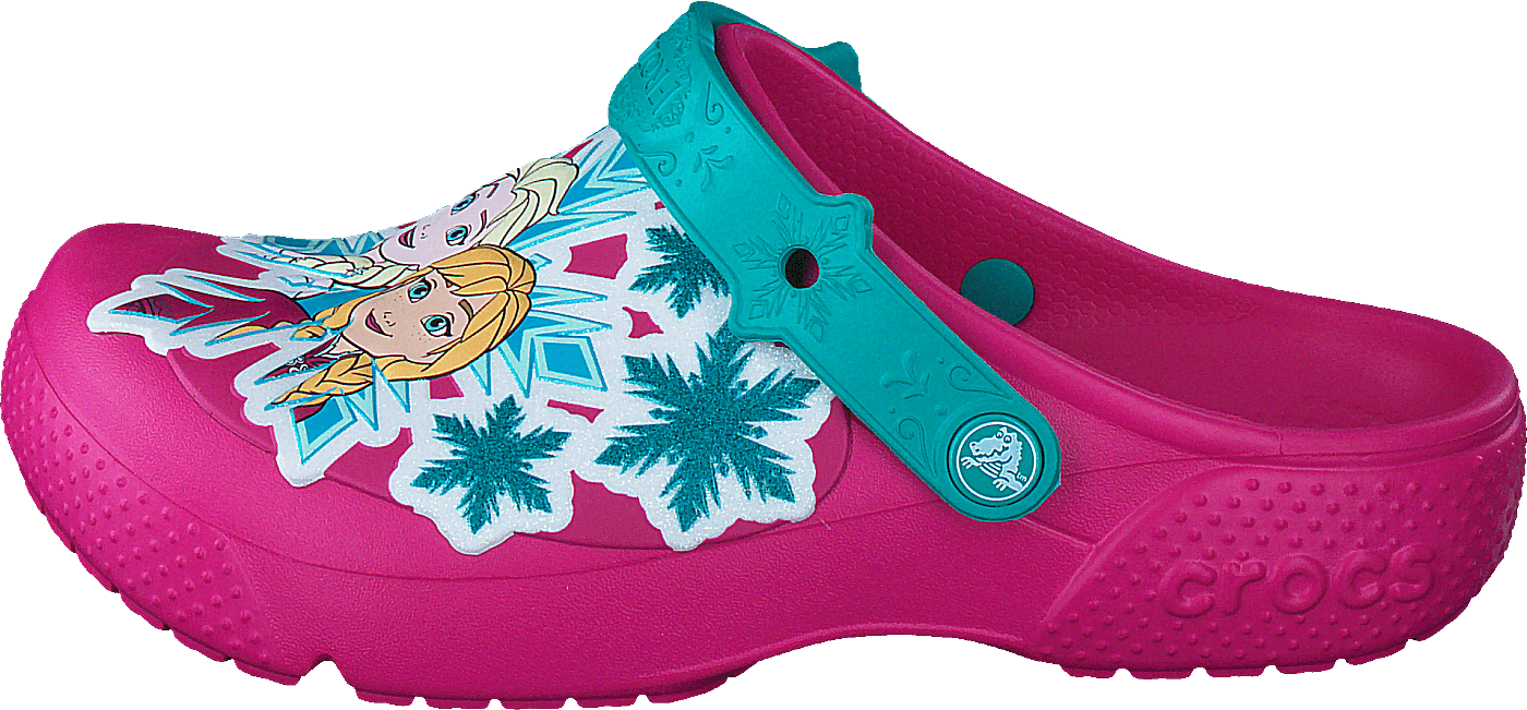 Crocs Fun Lab Frozen Clog K Candy Pink, Unisex, Buty, Sandały i Klapki, sandały, Różowy, EU 30/31