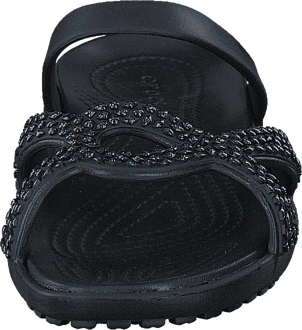 Meleen Twist Diamante Sandal Black/black