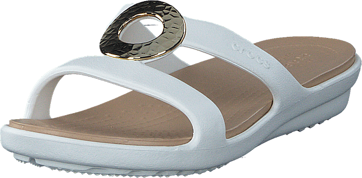crocs sanrah hammered sandal