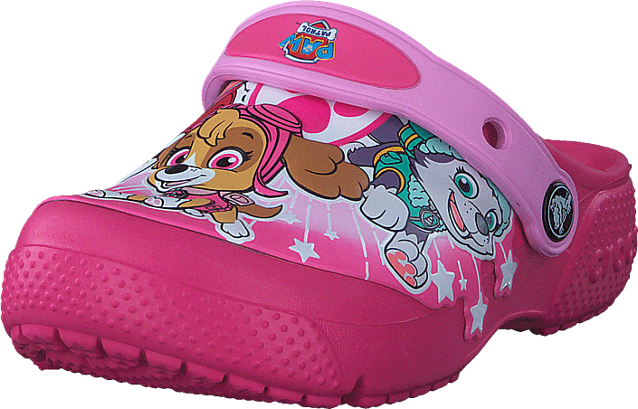 pink paw patrol crocs