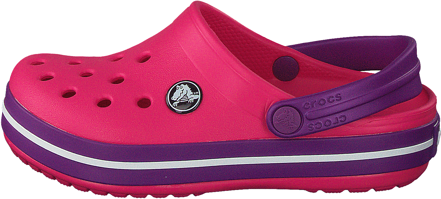 Crocband Clog Kids Paradise Pink / Amethyst, Unisex, Schoenen, Sandalen en Sloffen, sandalen, Purper/Roze, EU 32/33