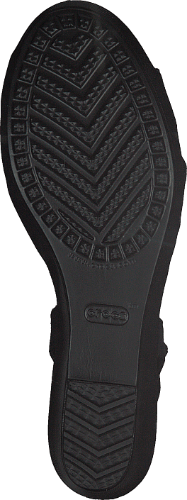Crocs - Leigh Ii Ankle Strap Wedge W Black/black