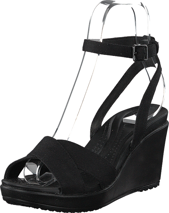 crocs leigh ii ankle strap wedge