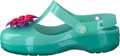 Crocs - Crocs Isabella Emb Clog Ps Mint