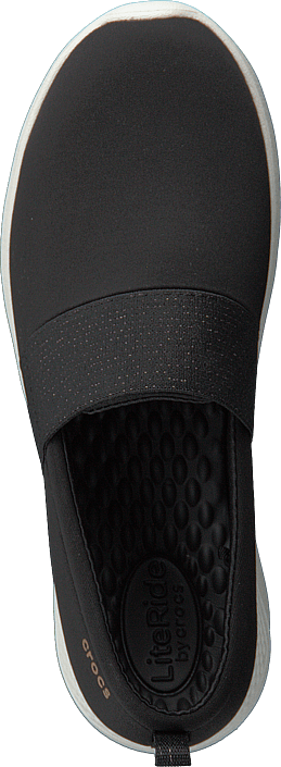 Crocs - Literide Slipon W Black/rose Gold/white
