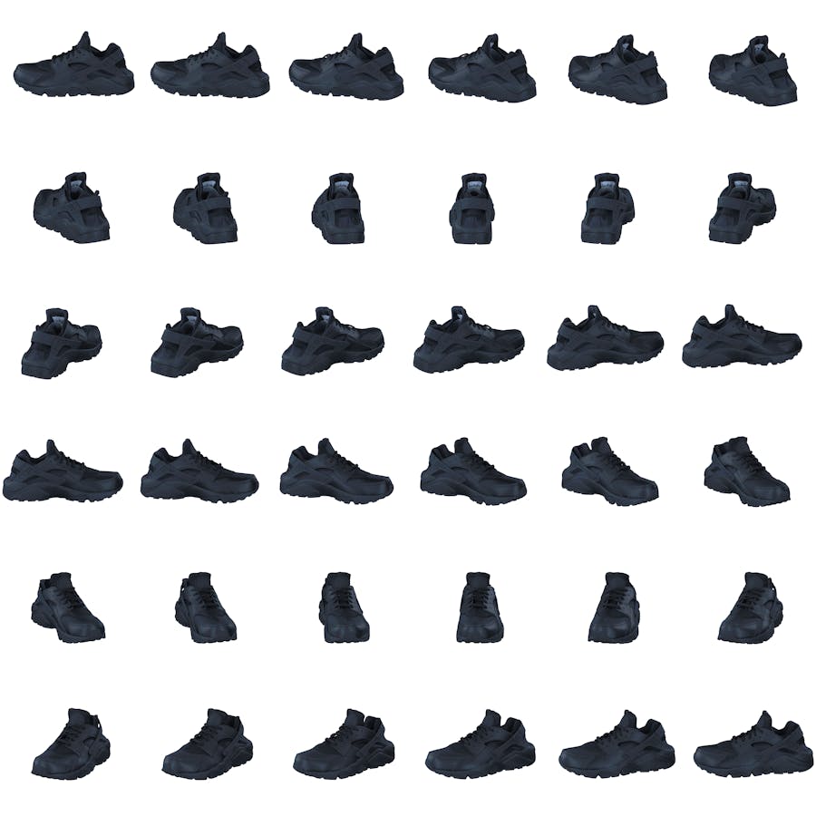 Wmns Air Huarache Run Black/black - Bild 8