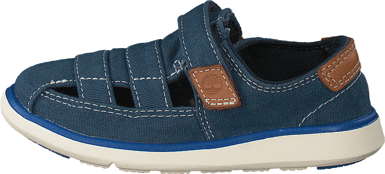 Gateway Pier Fisherman Midnight Navy Canvas, Unisex, Buty, Płaskie buty, sandały, Niebieski, EU 25