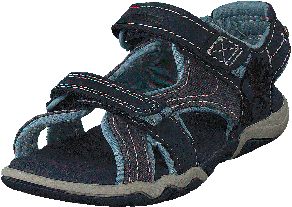 Park Hopper L/f 2-strap Sandal Black Iris