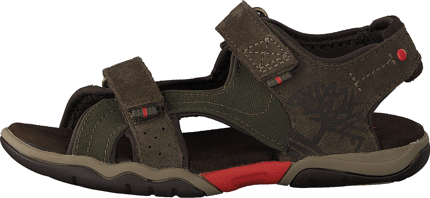 Park Hopper L/f 2-strap Sandal Canteen Suede