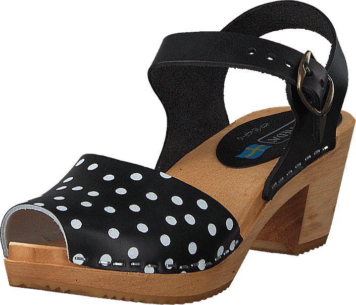 Mohedatoffeln - Moa Pull Black/ Black Dots