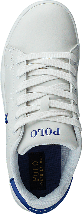 Ralph Lauren Junior - Quilton J White Leather W Royal Pp