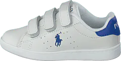 Ralph Lauren Junior - Quilton Ez T White Leather W Royal Pp
