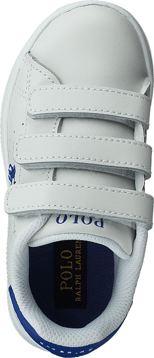 Ralph Lauren Junior - Quilton Ez T White Leather W Royal Pp