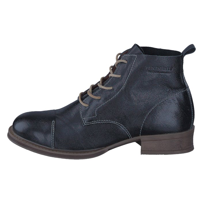 Pandora Veg Tanned Black, Female, Topánky, Členkové topánky, Členkové topánky, Čierna, EU 38