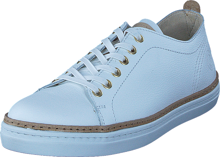 Sneaky Steve - Silvermine Low White Leather