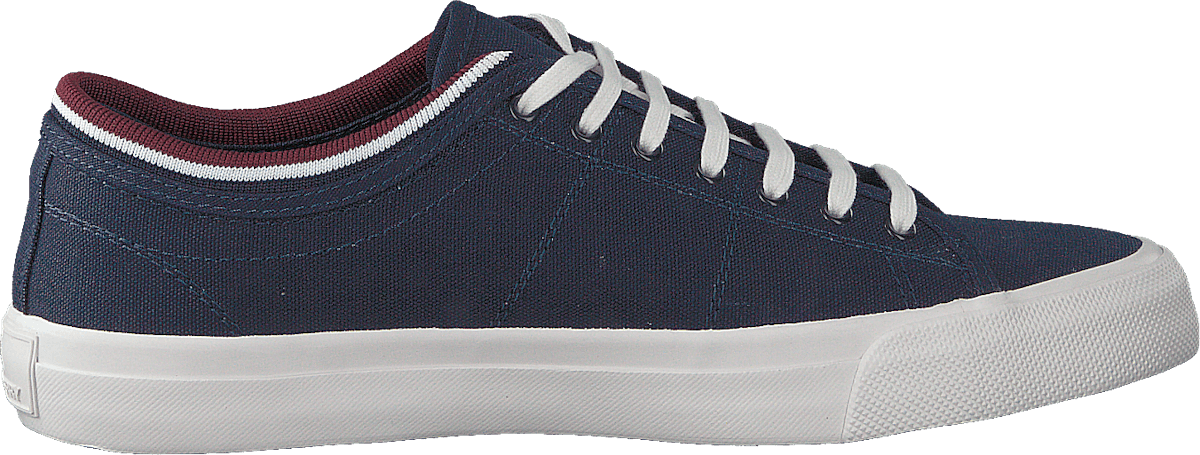 Kendrick Tipped Cuff Canvas Carbon Blue / Snow White