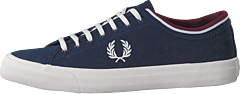 Fred Perry - Kendrick Tipped Cuff Canvas Carbon Blue / Snow White