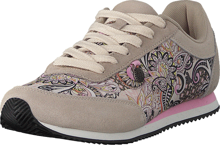 Odd Molly - Lace Up Trainer Light Porcelain