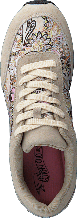 Odd Molly - Lace Up Trainer Light Porcelain