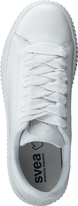 Svea - Anna Wide Lace Sneaker White