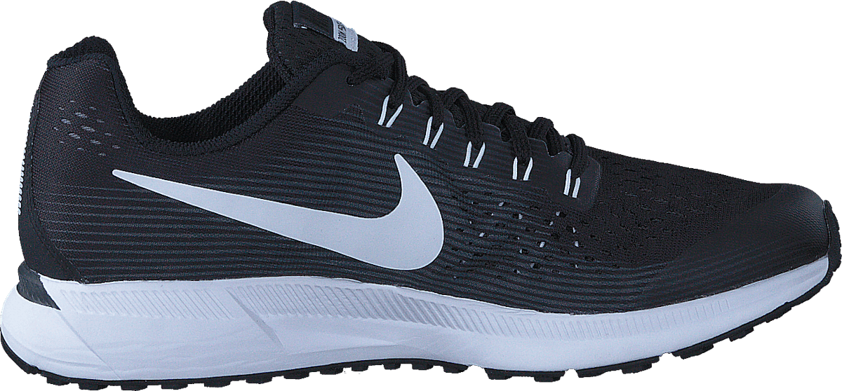 Nike Zoom Pegasus 34 Gs Black/white-dk Grey-anthracite