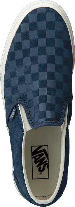 Vans - Ua Classic Slip-on Checker Indigo/marshmallow