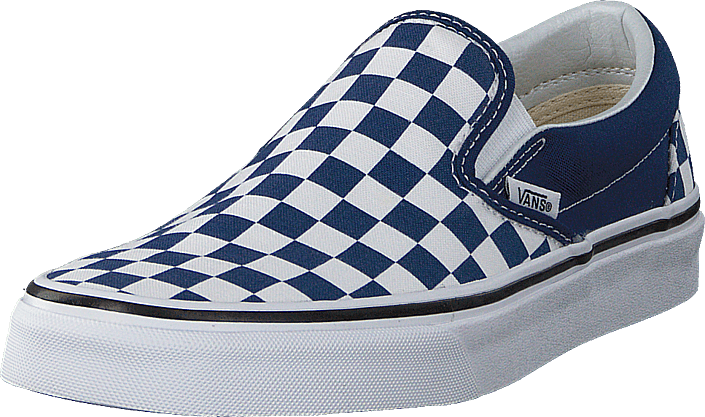 Vans - Ua Classic Slip-on Checker Blue/white