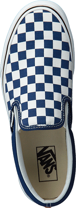 Vans - Ua Classic Slip-on Checker Blue/white