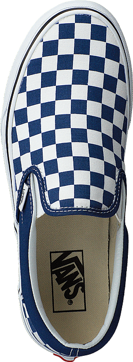 Vans - Ua Classic Slip-on Checker Blue/white