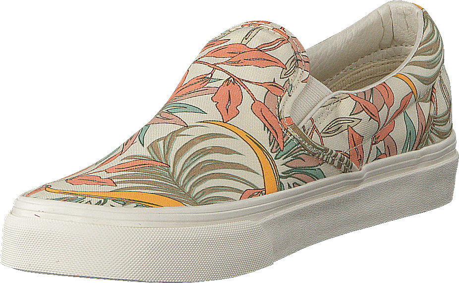 Ua Classic Slip-on California Floral Marshmallow