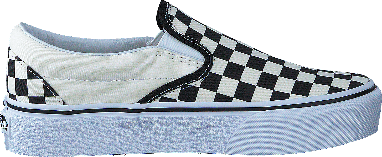 Ua Classic Slip-on Platform Black And White Checker/white - Bild 2