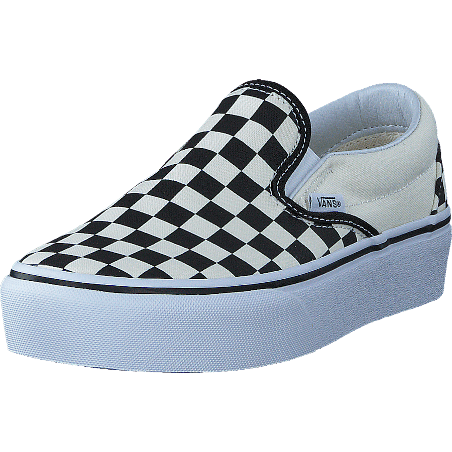 Ua Classic Slip-on Platform Black And White Checker/white - Bild 3