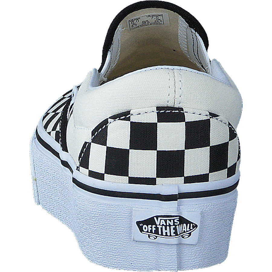 Ua Classic Slip-on Platform Black And White Checker/white - Bild 5