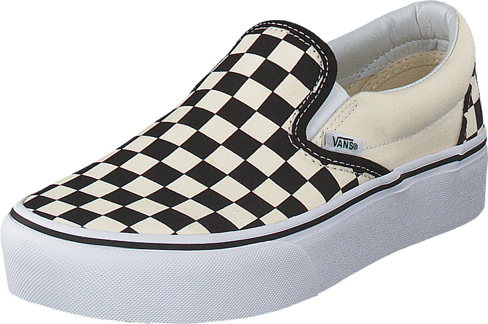 vans checkered classic slip-on platform